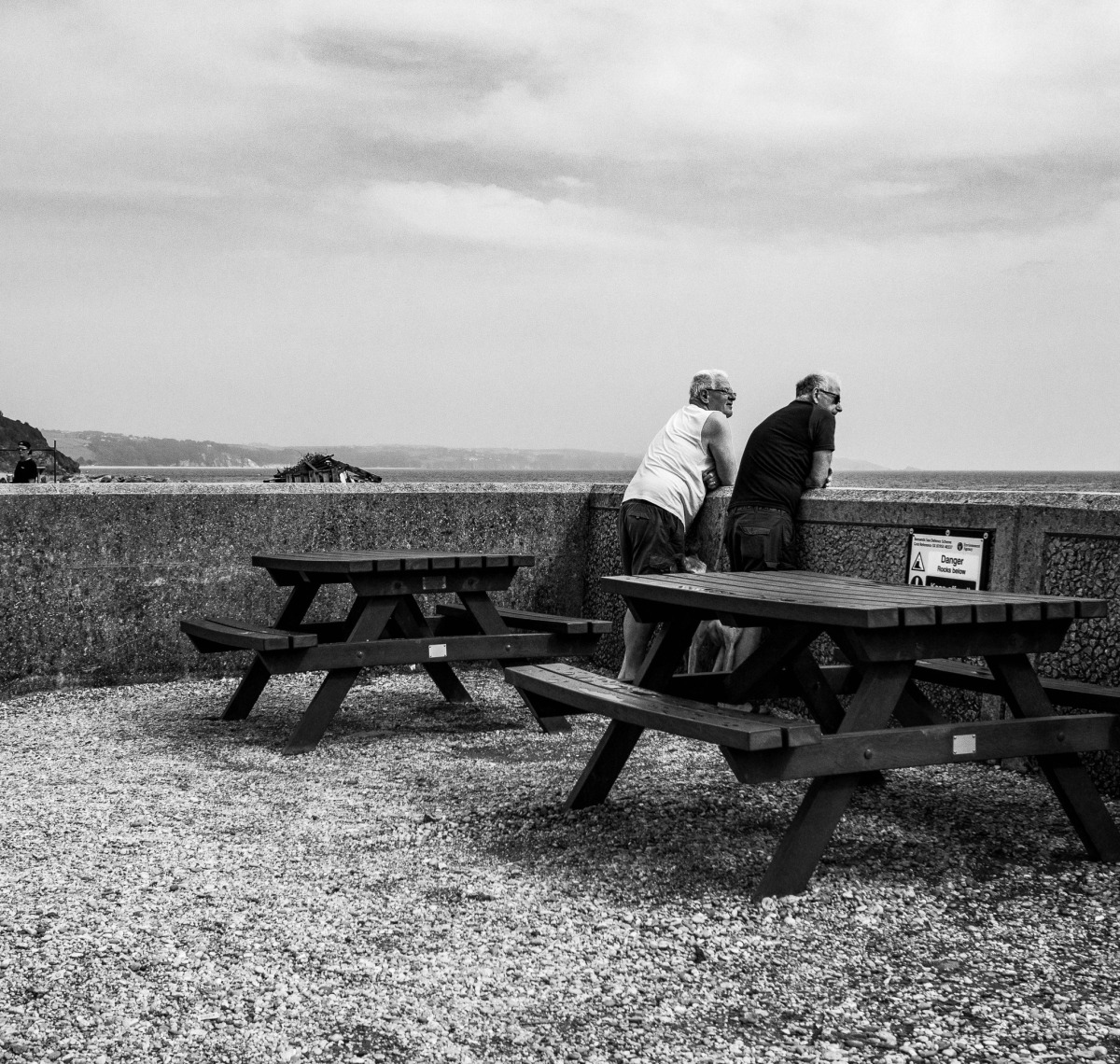 Beesands in black and white